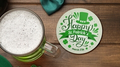 Custom St. Patricks Day Coaster