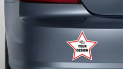 Custom Star Car Magnet