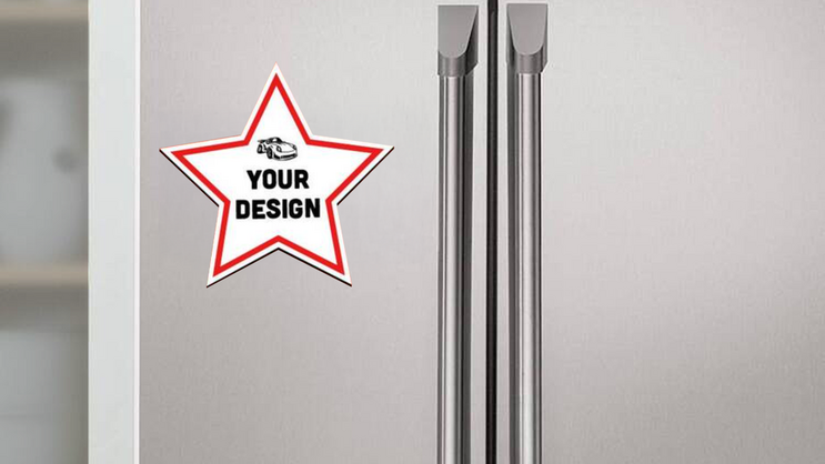 Custom Star Refrigerator Magnet