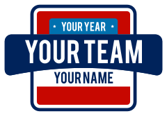 Custom Swim Team Square Sticker