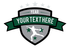 Custom Womens Track Discus Sticker