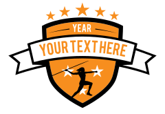 Custom Womens Track Javelin Sticker