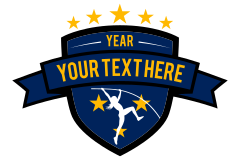 Custom Womens Track Pole Vault Sticker