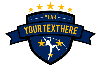 Custom Womens Track Pole Vault Sticker