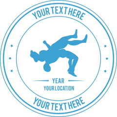 Custom Wrestling Belly to Back Transfer Sticker