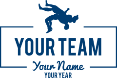 Custom Wrestling Team Transfer Sticker