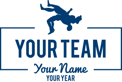 Custom Wrestling Team Transfer Sticker