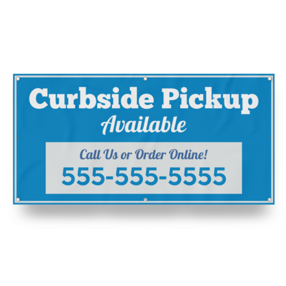 Customizable Curbside Banner