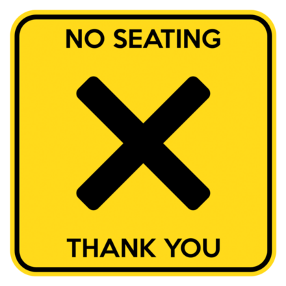 Customizable No Seating Table Sticker