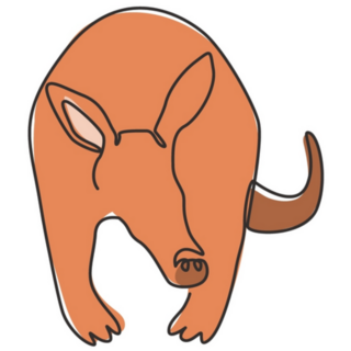 Cute Aardvark Nocturnal Mammal Sticker