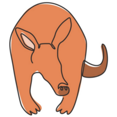 Cute Aardvark Nocturnal Mammal Sticker