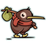 Cute Adorable Little Kiwi Bird Sticker