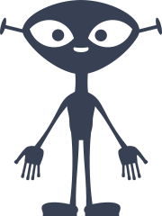 Cute Alien Sticker