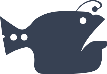Cute Angler Fish Sticker