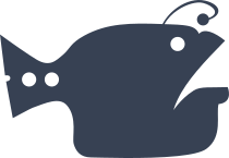 Cute Angler Fish Sticker