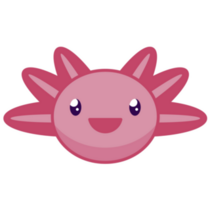 Cute Axolotl Emoji Sticker