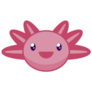 Cute Axolotl Emoji Sticker