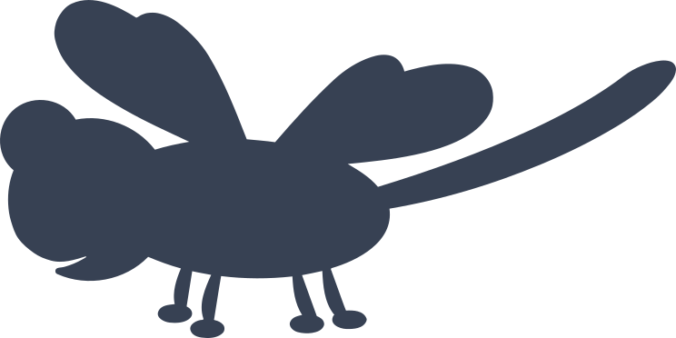 Cute Baby Dragonfly Sticker