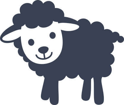 Cute Baby Lamb Sheep Sticker