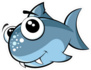 Cute Baby Shark Fish Sticker