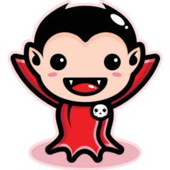 Cute Baby Vampire Sticker