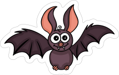 Cute Bat Sticker