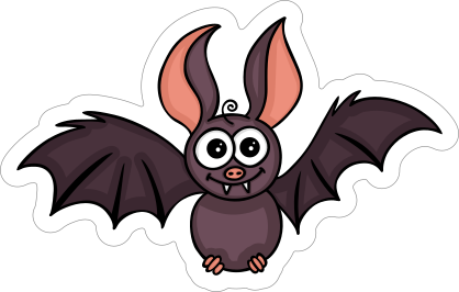 Cute Bat Sticker