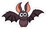 Cute Bat Sticker