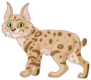 Cute Bobcat Sticker