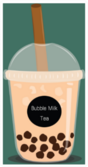 Cute Bubble Milk Tea Sticker