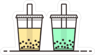 Cute Bubble Tea Sticker