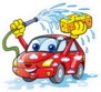 Cute Car Wash Sticker