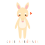 Cute Cartoon Aardvark Sticker