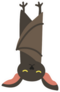 Cute Cartoon Bat Hanging Upside Down Sticker