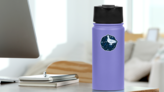 Cute Cartoon Boho Partridge Sticker on a Water Bottle (New) example