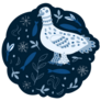 Cute Cartoon Boho Partridge Sticker