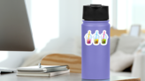 Cute Cartoon Bubble Tea Sticker on a Water Bottle (New) example