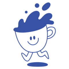 Cute Cartoon Coffee Sticker