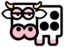 Cute Cartoon Cow With Spots Sticker