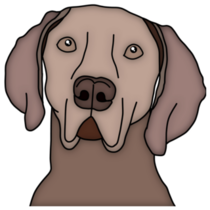 Cute Cartoon Dog Sticker