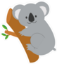Cute Cartoon Koala Sticker