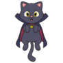 Cute Cat Vampire Sticker