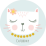 Cute Caturday Cat Sticker