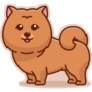 Cute Chow Chow Sticker
