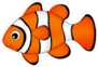 Cute Clown Fish Sticker
