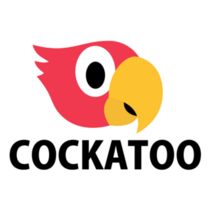Cute Cockatoo Logo Illustration Sticker
