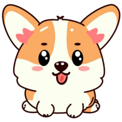 Cute Corgi Kawaii Sticker