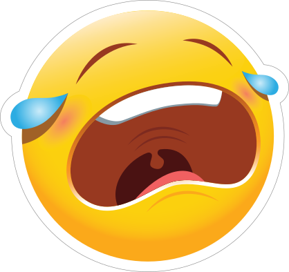 Cute Crying Emoji Sticker