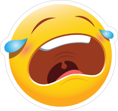 Cute Crying Emoji Sticker