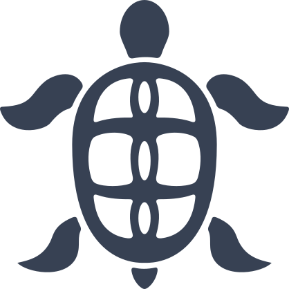 Cute Detailed Turtle Sticker